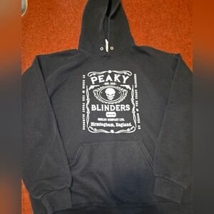 Peaky Blinders Hoodie Men's Large Missing String